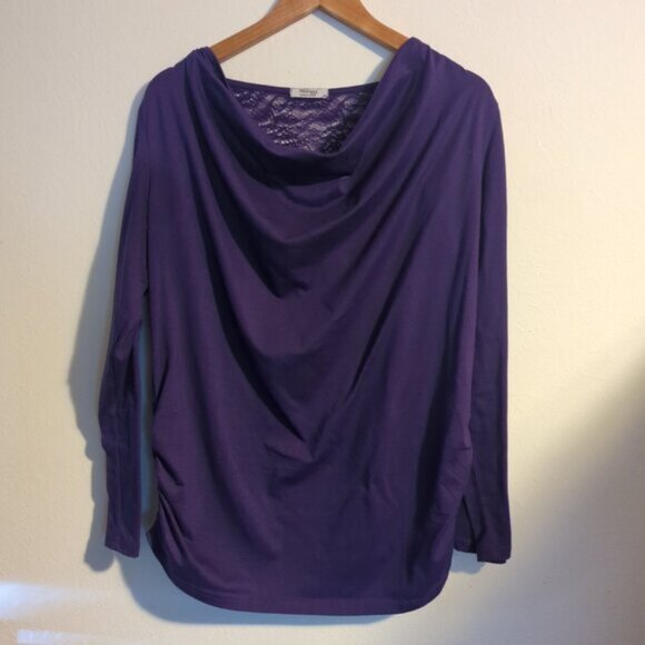 Zeagoo Long Sleeve Cowl Neck Blouse Size XL - Picture 2 of 8
